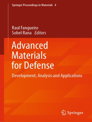 cover image of Advanced Materials for Defense